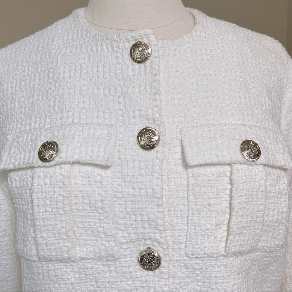 NWOT Maje Valasila Tweed Jacket—missing belt